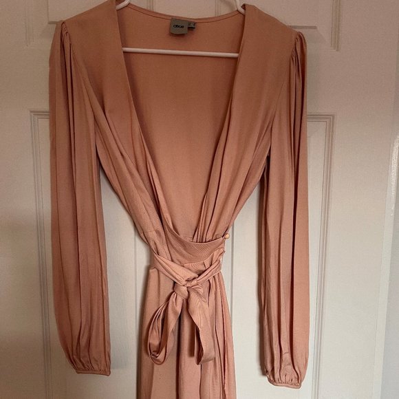 Asos Pink Wrap Dress - Size 6 (US) - Picture 2 of 5